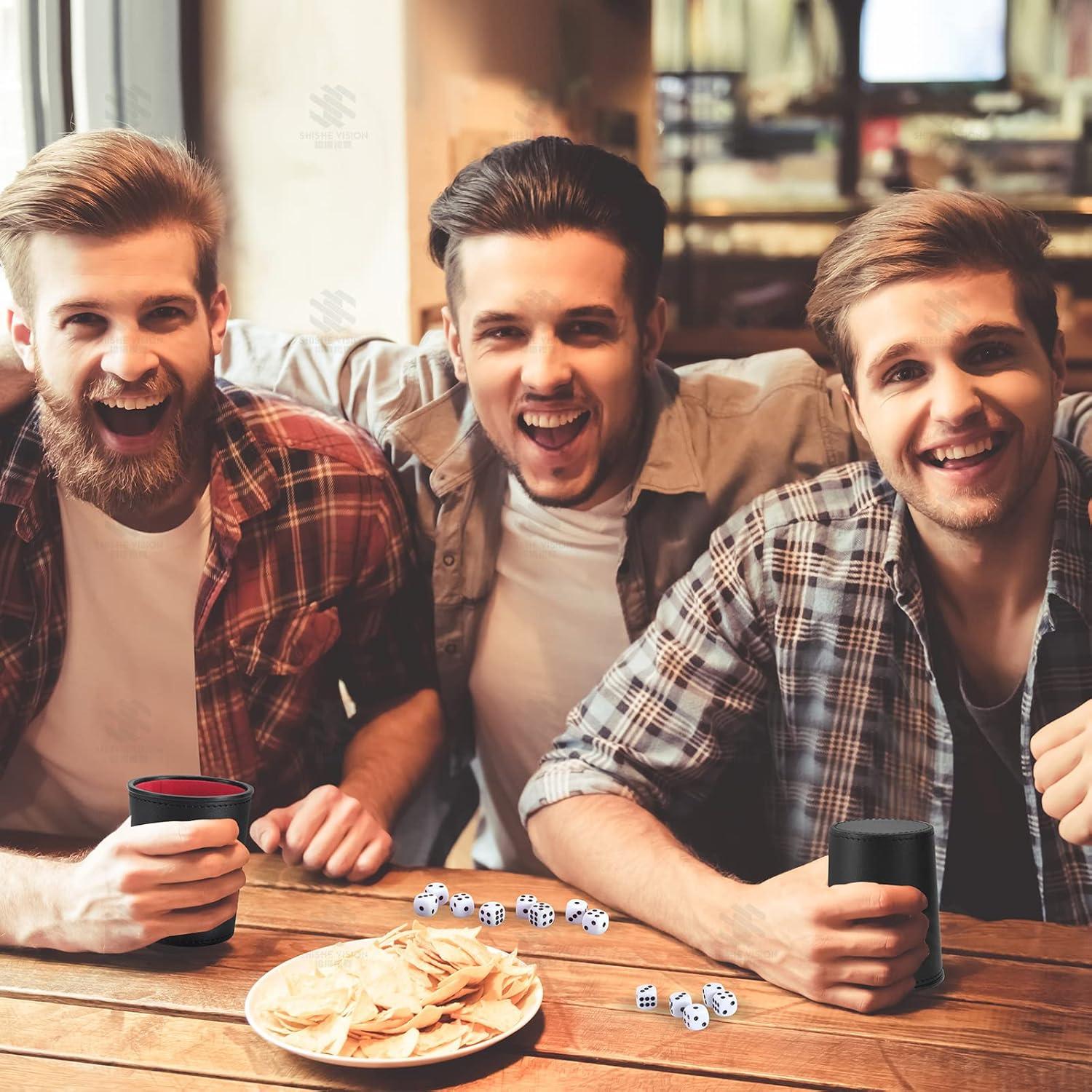 Juego de Dados de Fiesta ImnBest con 5 Copas y 25 Dados