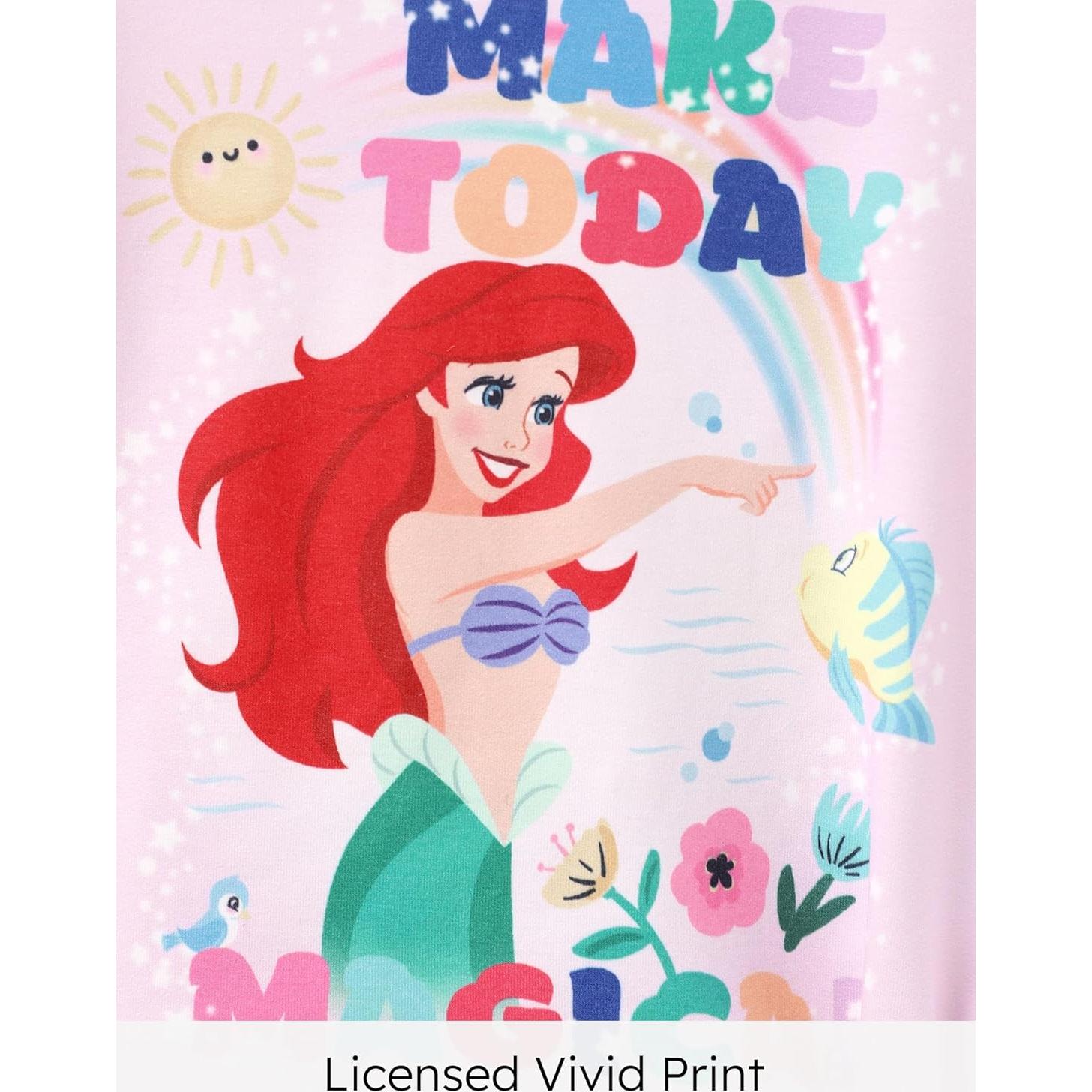 Conjunto Vestido Princesa Disney Ariel Niña 2 Piezas 2A