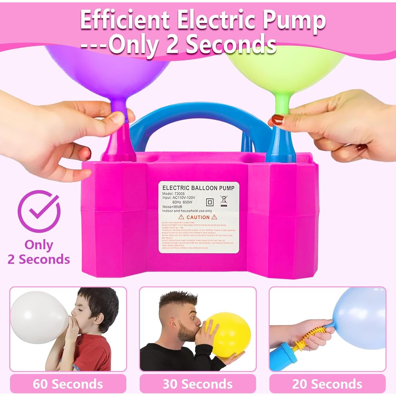 Bomba de Globos Eléctrica SINBEE Doble Boquilla 300 LPM