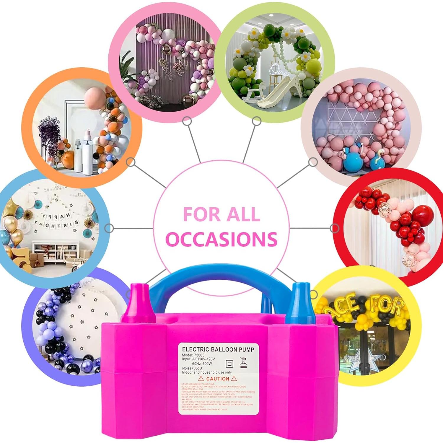 Bomba de Globos Eléctrica SINBEE Doble Boquilla 300 LPM