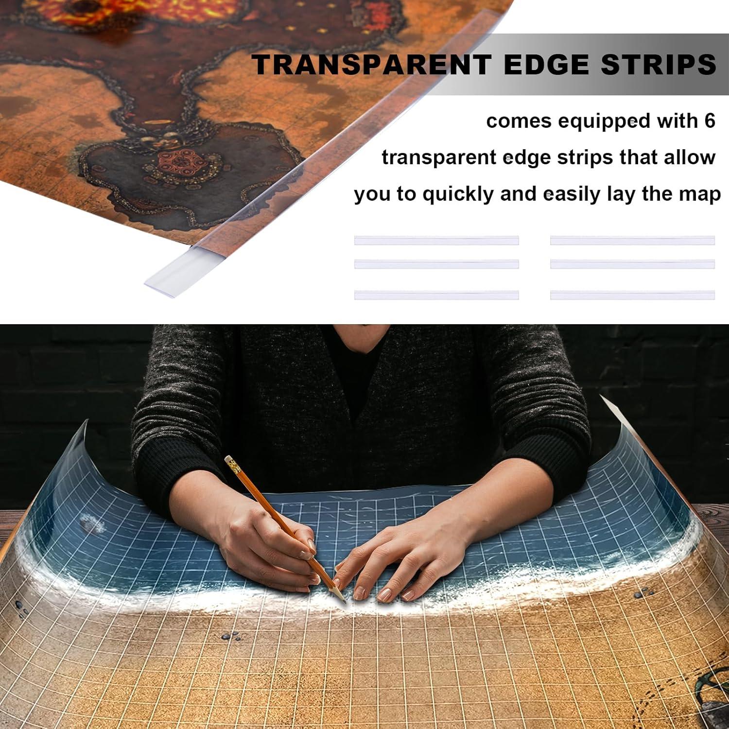 Mapa DND 32 Terreno Doble Cara 61x91.4 cm + Accesorios