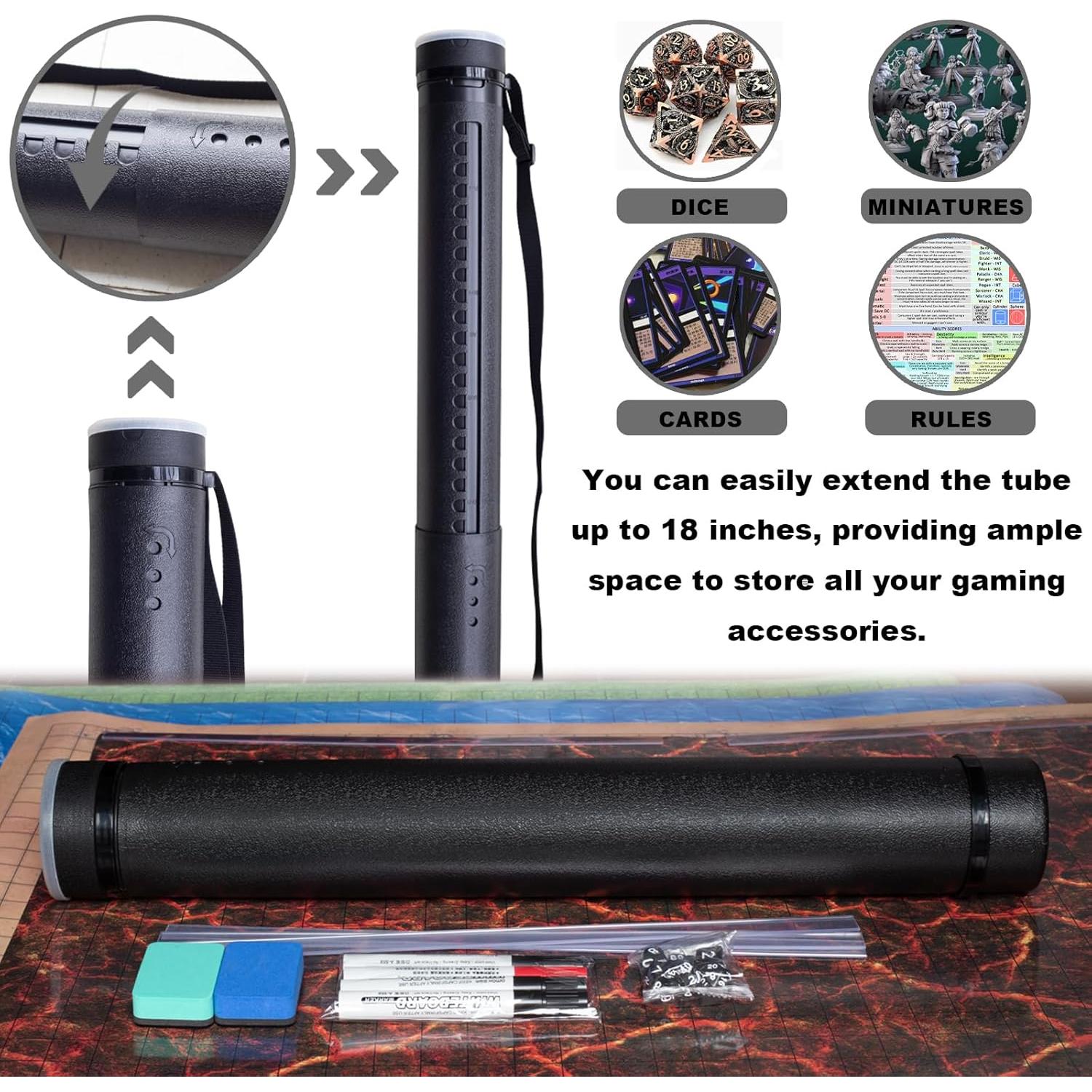 Mapa DND 32 Terreno Doble Cara 61x91.4 cm + Accesorios