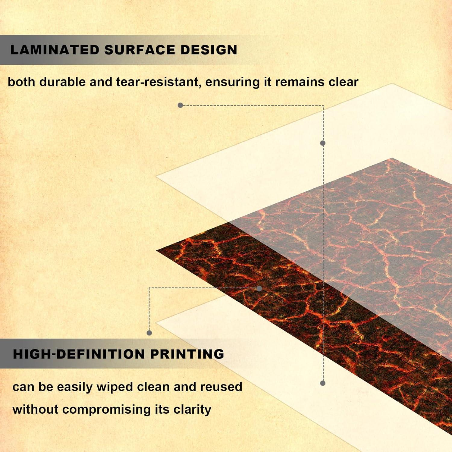 Mapa DND 32 Terreno Doble Cara 61x91.4 cm + Accesorios