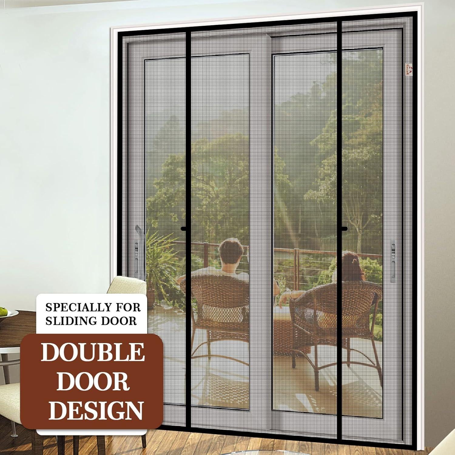 Puerta Magnética Yotache 72x80 cm Doble Reforzada con Imán