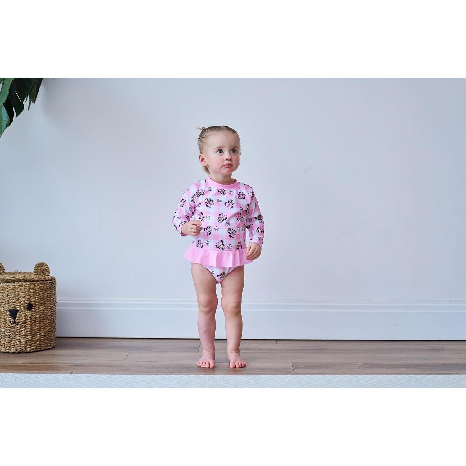 Traje de Baño de Una Pieza Disney Minnie Mouse UPF 50+ 6-9 Meses