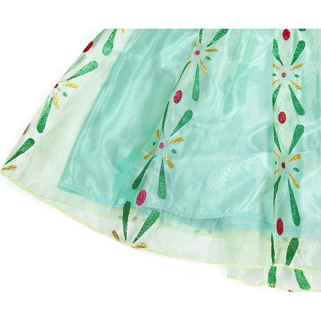 Vestido de Princesa Verde para Niñas Xinfenglai 2-3T