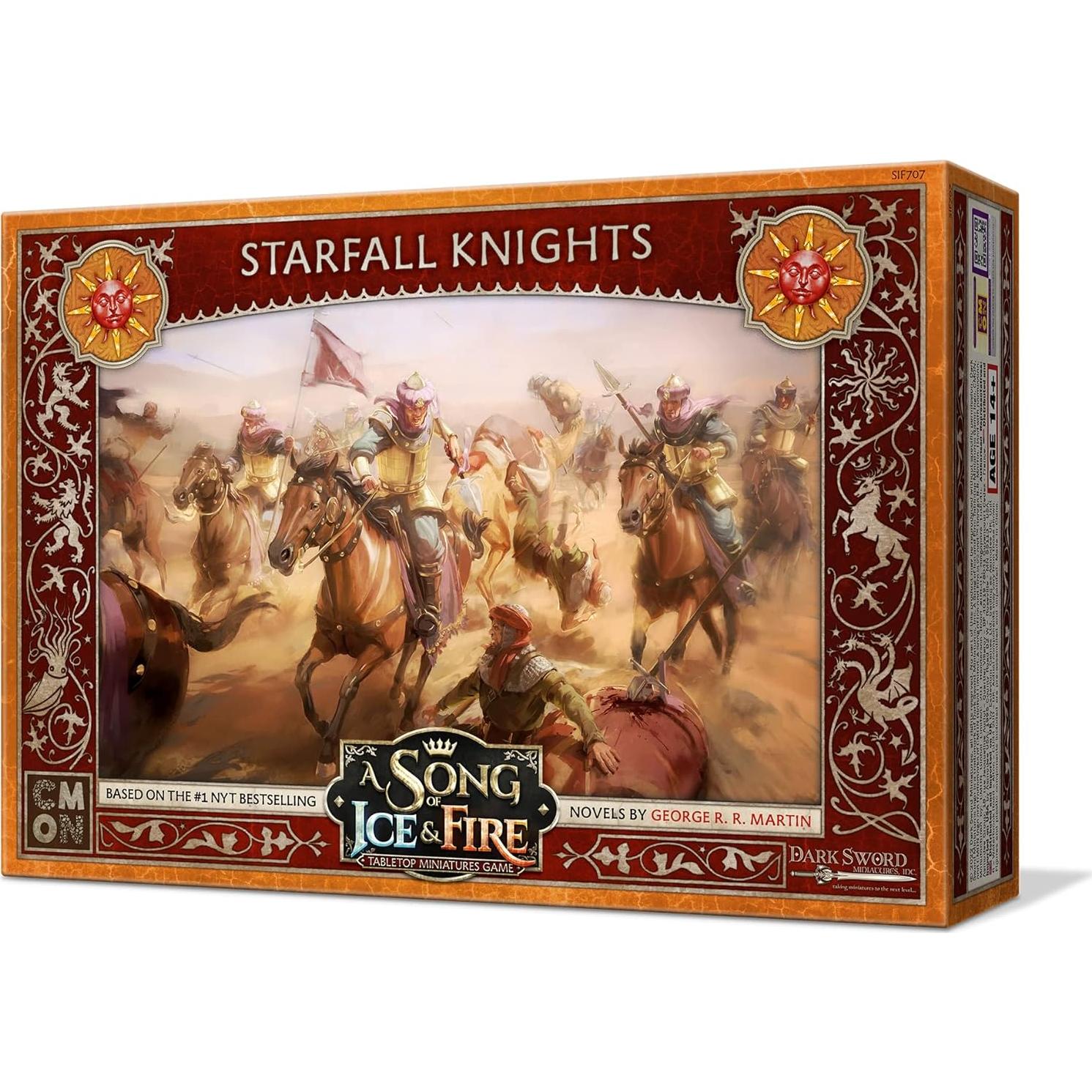 Juego de Miniaturas de Mesa CMON Una Canción de Hielo y Fuego - Caballeros Starfall