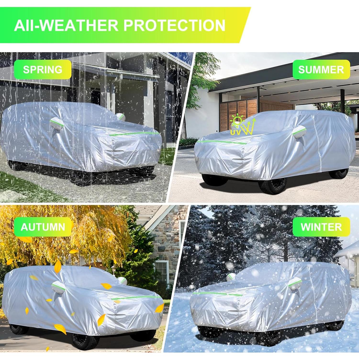 Funda para SUV YINOK YXL 484-526 cm Impermeable Todo Clima