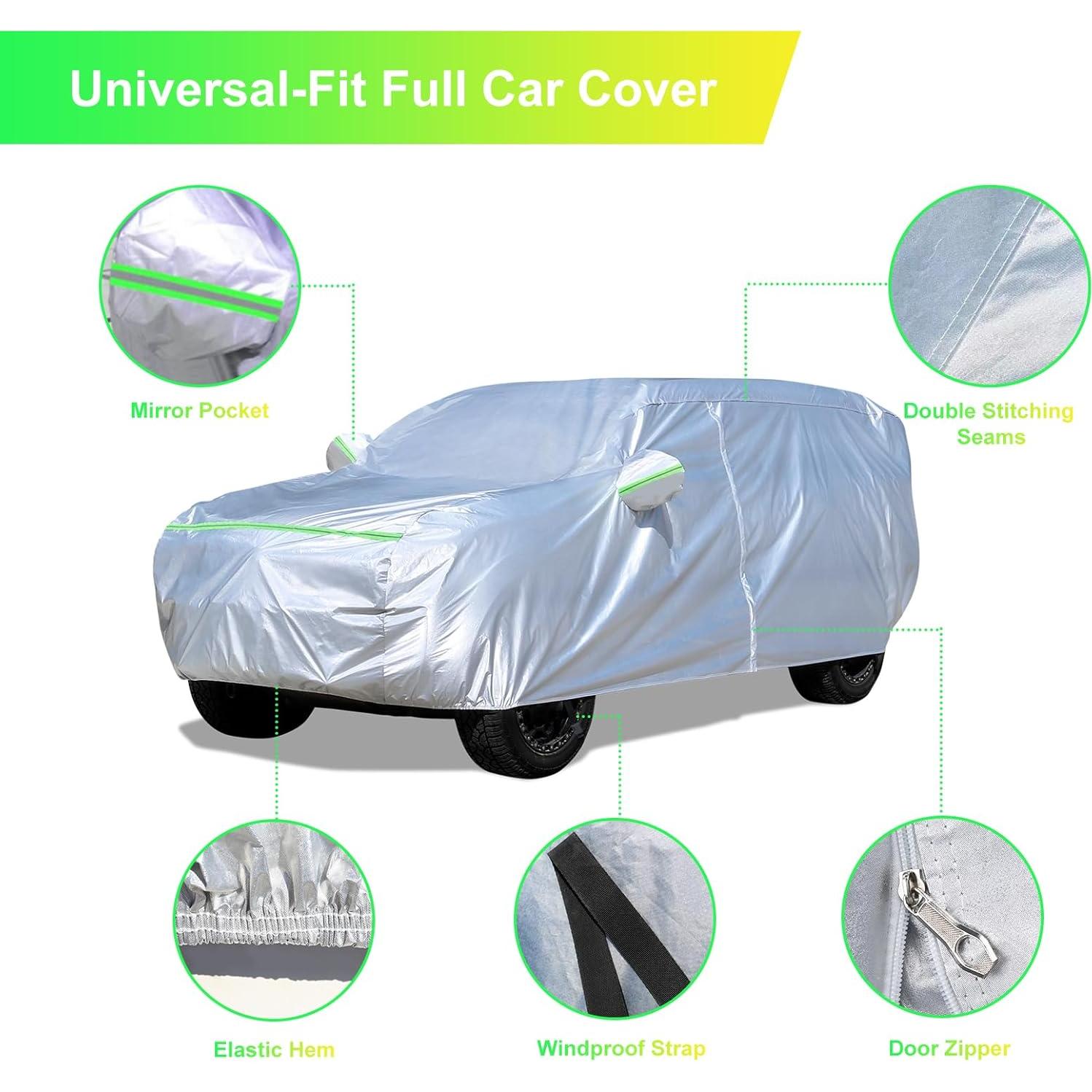 Funda para SUV YINOK YXL 484-526 cm Impermeable Todo Clima