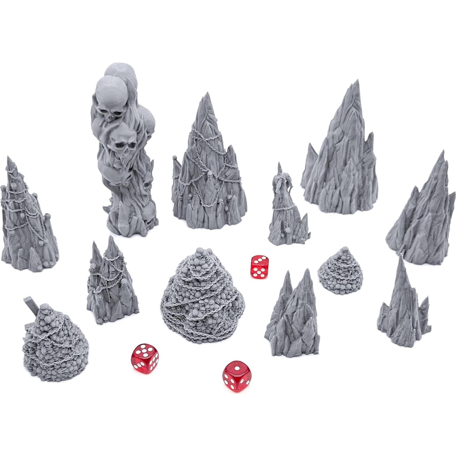 Escenografía Impresa 3D EnderToys para RPG y Wargames 28mm