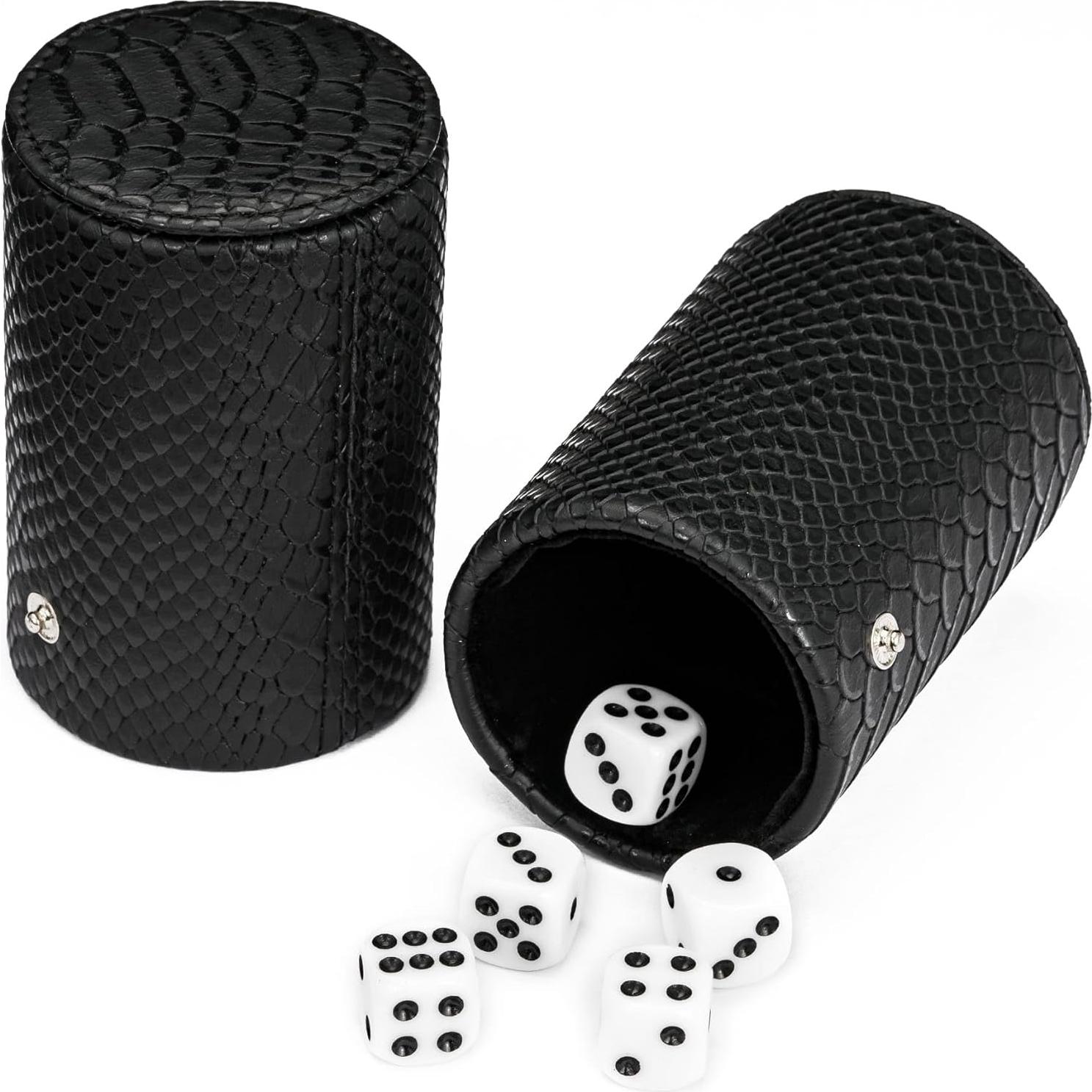 Bandeja de Dados DND 3 en 1 KSNDie Plegable Cuero PU Negro