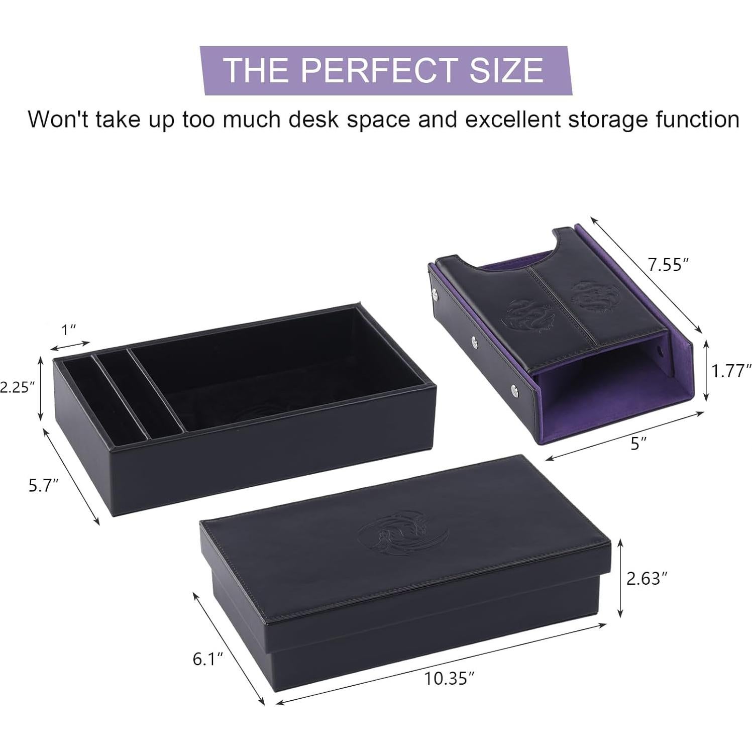 Juego de Torre y Bandeja de Dados DND Magic Vosom - Plegable