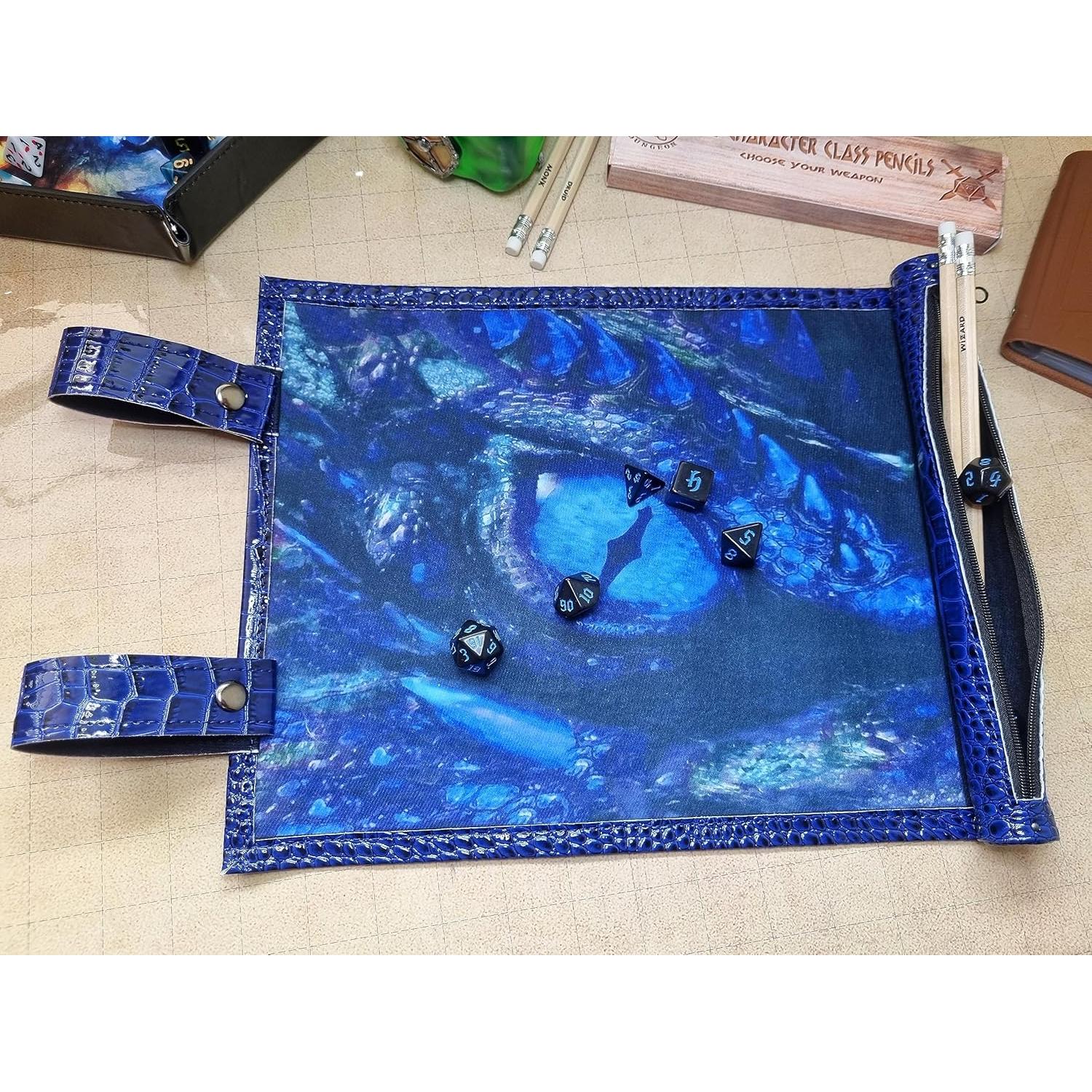 Alfombrilla de Dados Power Beast Dungeon 2 en 1 Icedragon