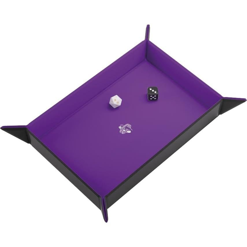 Bandeja de Dados Magnética Asmodee Rectangular Negra/Púrpura