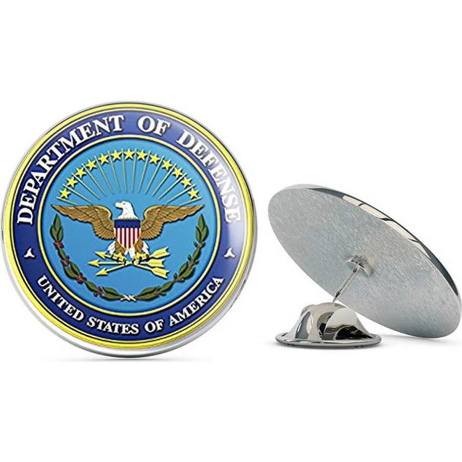 Pin de Solapa Metal DOD Ejército EE. UU. 1.9 cm