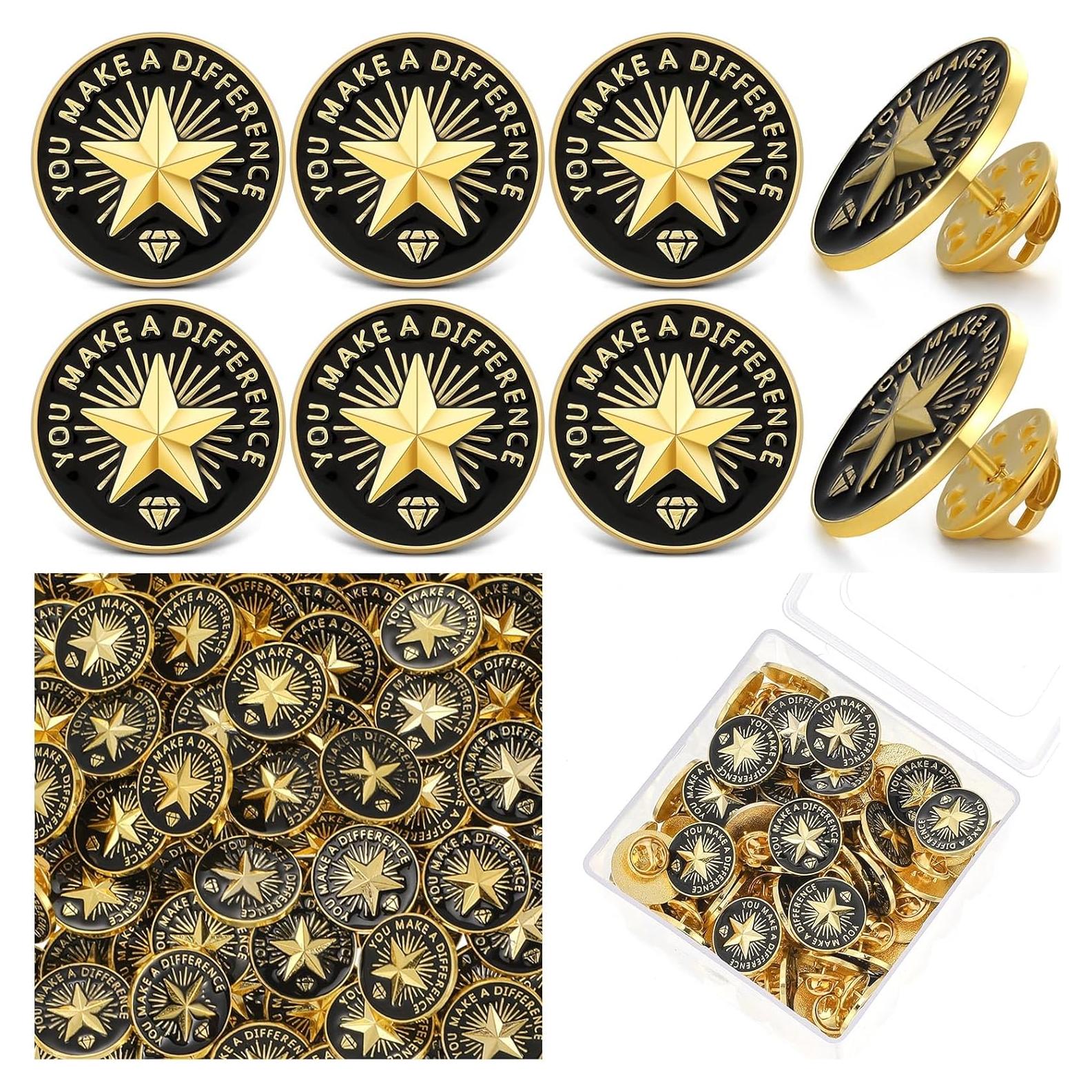 Pines de Reconocimiento Empleado del Mes Yunlly - 100 Pcs