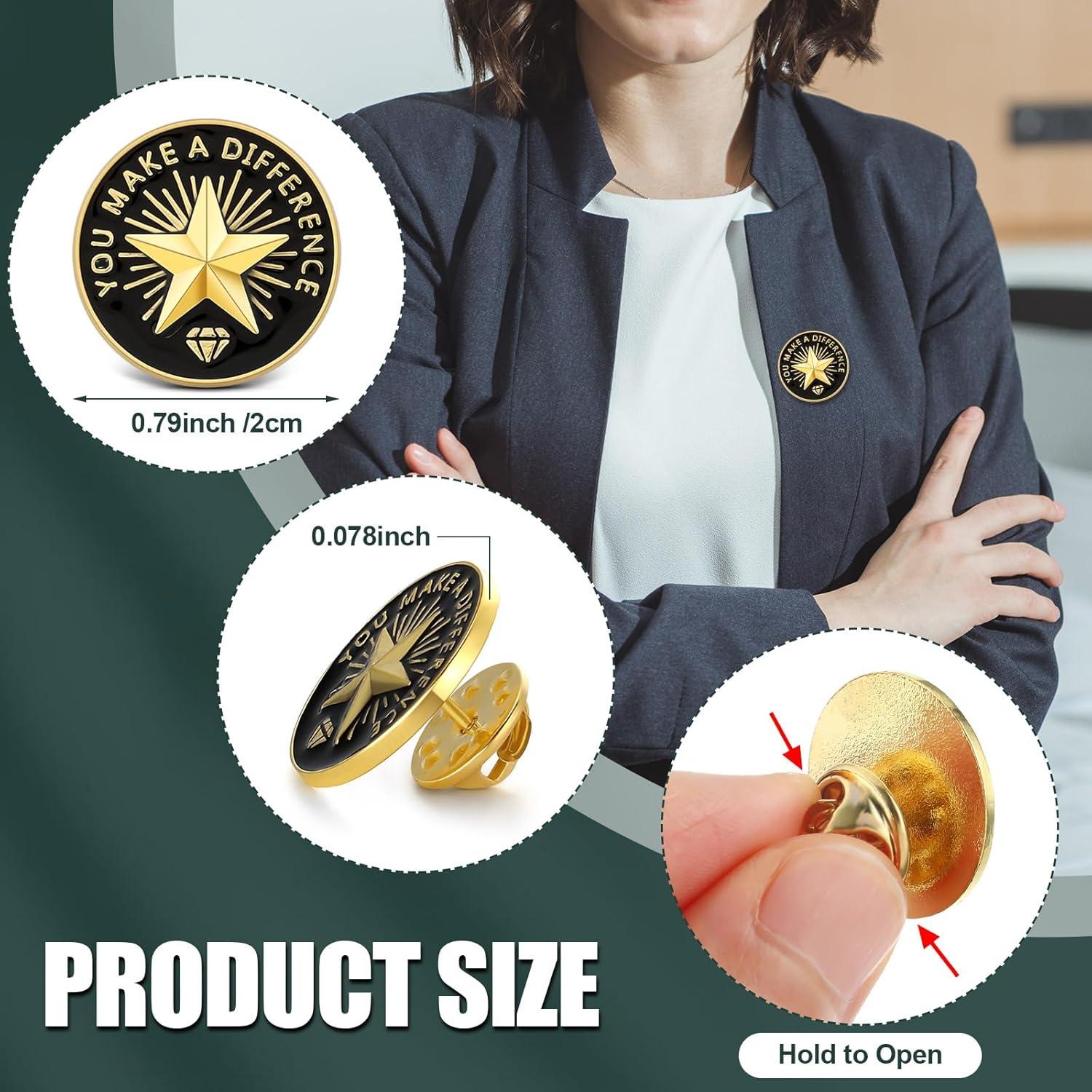 Pines de Reconocimiento Empleado del Mes Yunlly - 100 Pcs