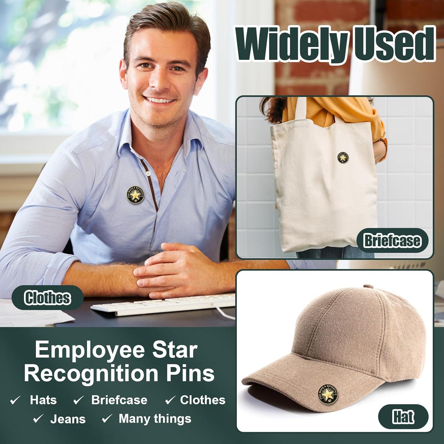 Pines de Reconocimiento Empleado del Mes Yunlly - 100 Pcs