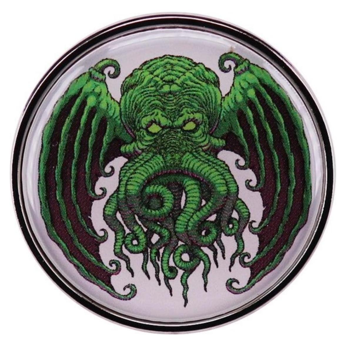 Insignia de Esmalte Cthulhu H.P. Lovecraft 3.05 cm Metal