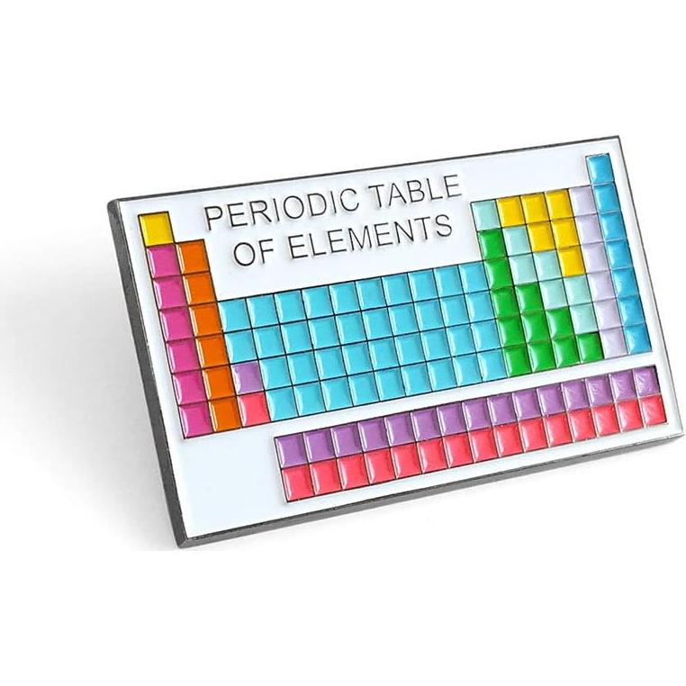 Pin de Esmalte Tabla Periódica Pinsanity 3.81 cm