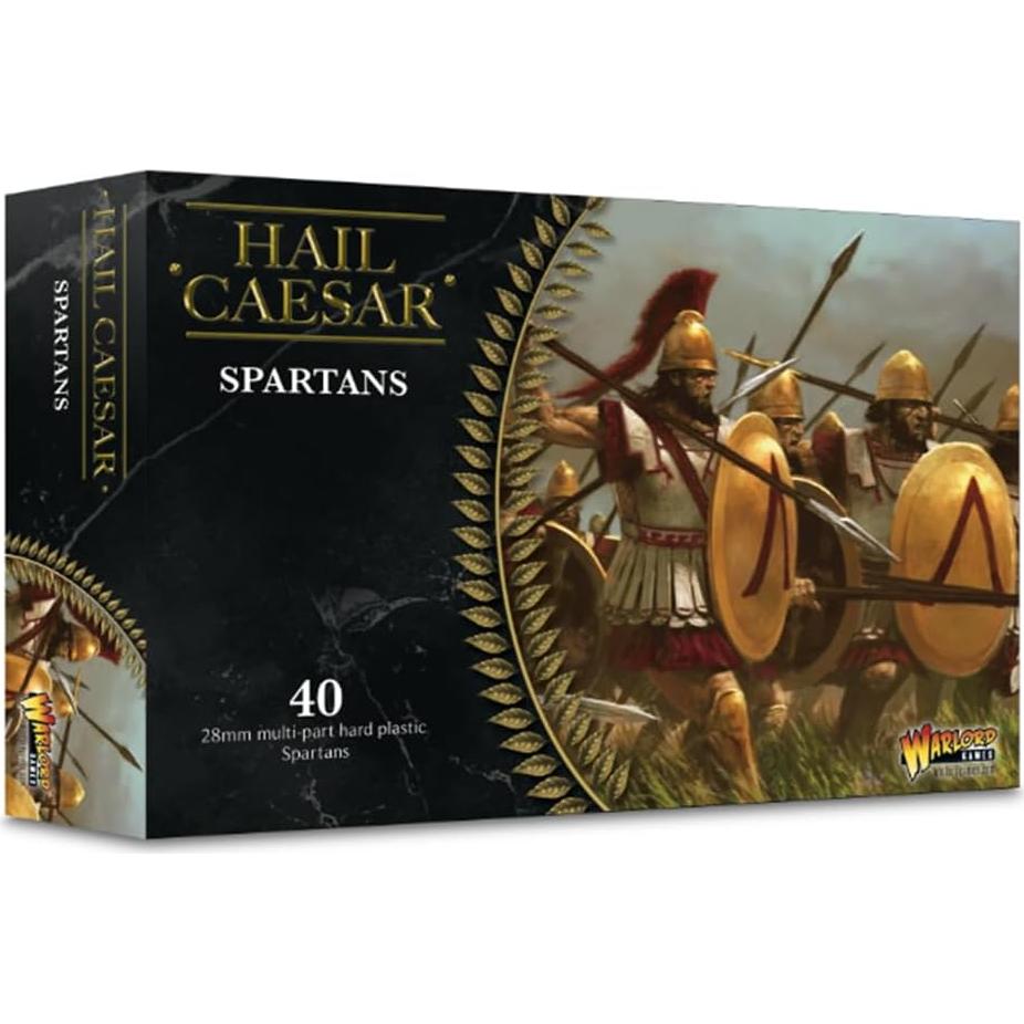 Kit de Modelo Espartanos Warlord Games Hail Caesar 40 Figuras