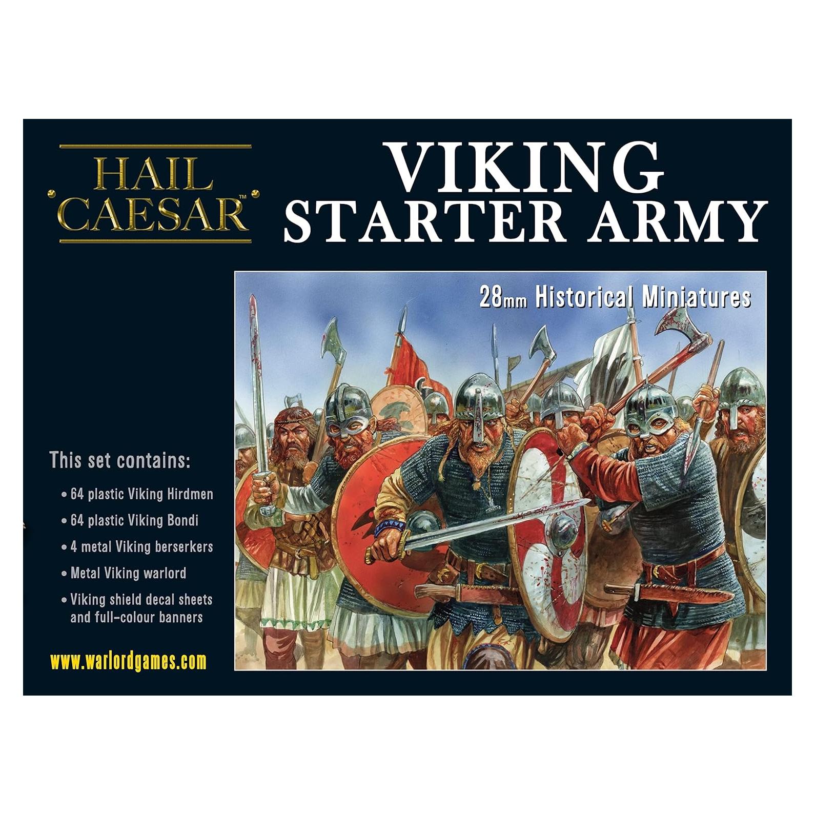 Ejército Inicial Vikingo Warlord Games - 133 Miniaturas 28mm