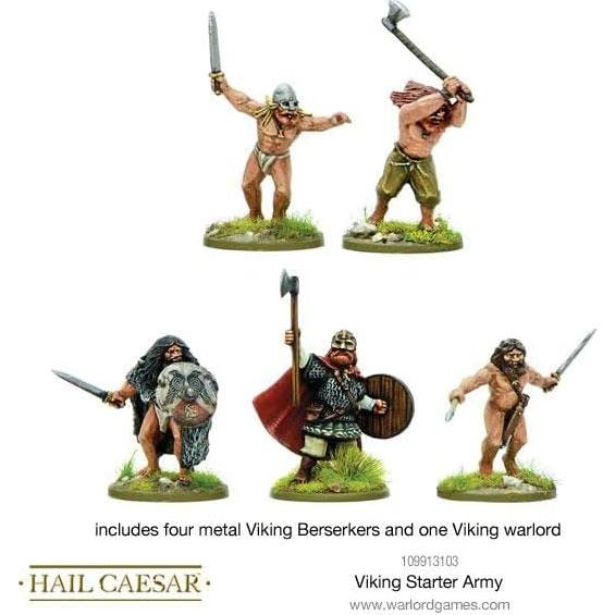 Ejército Inicial Vikingo Warlord Games - 133 Miniaturas 28mm