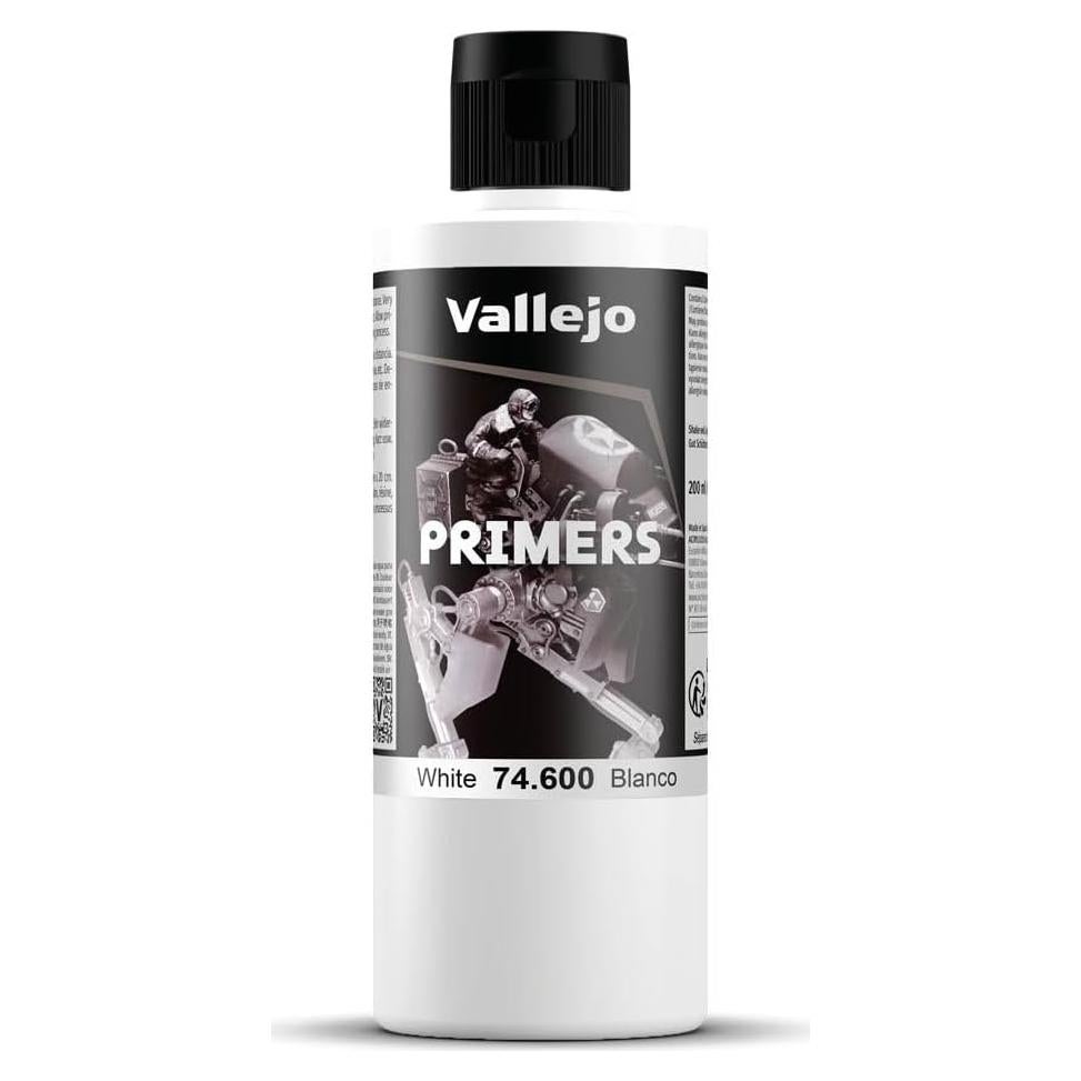 Imprimación Acrílica Blanca Vallejo 200 ml Mate Aerografía