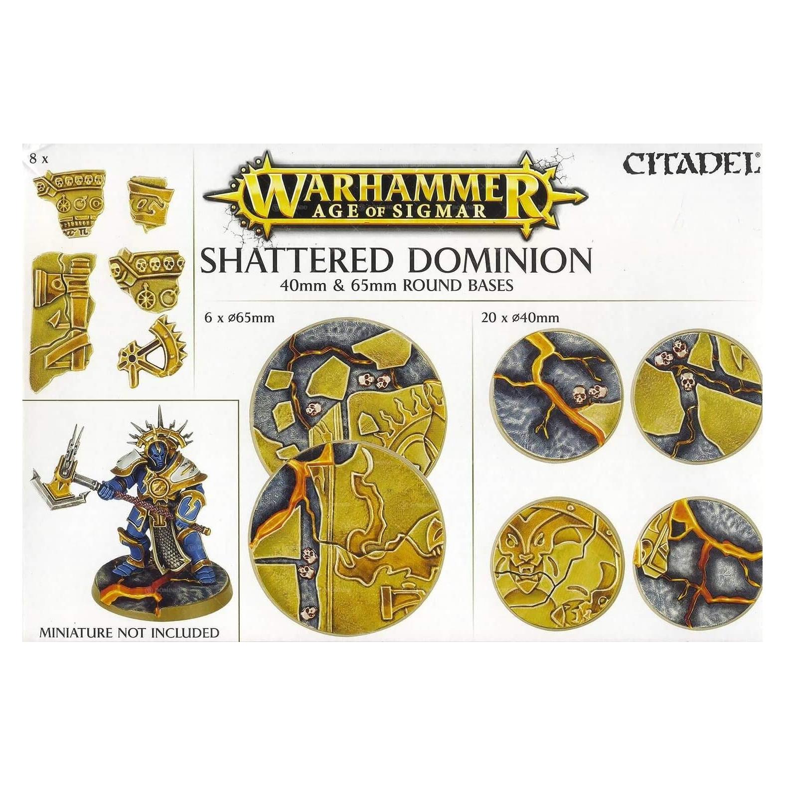 Terreno Roto para Miniaturas Warhammer Age of Sigmar 40/65 mm