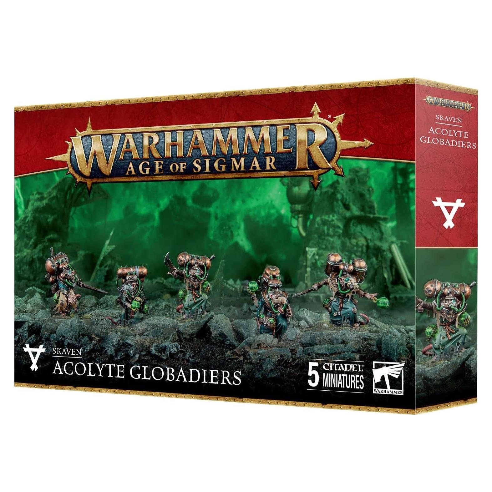 Warhammer Age of Sigmar Acolyte Globadiers Skaven GWS 90-47