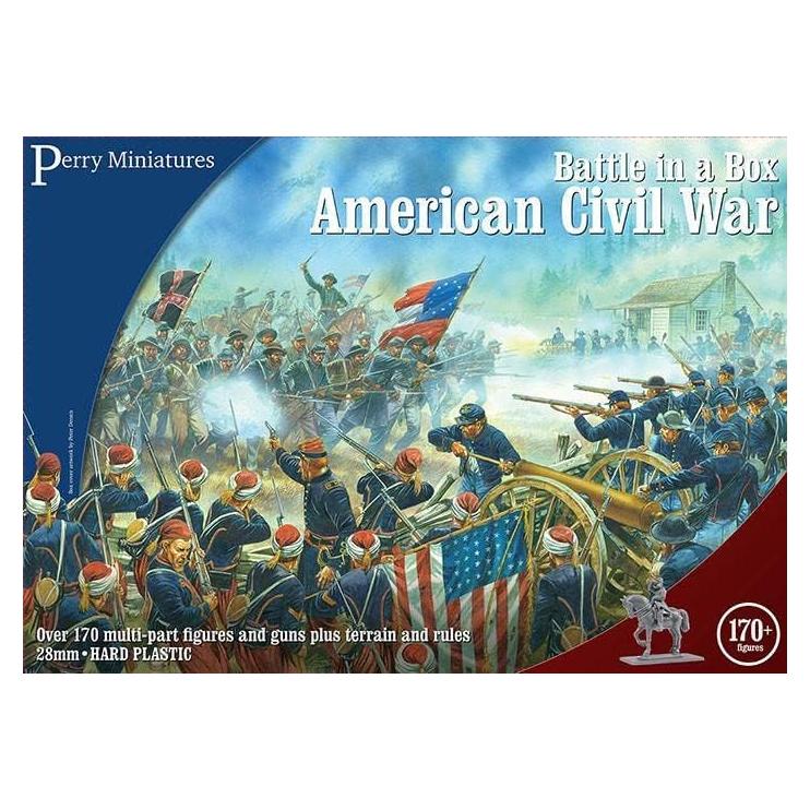 Miniaturas Batalla Guerra Civil Americana Perry 145 Infantería