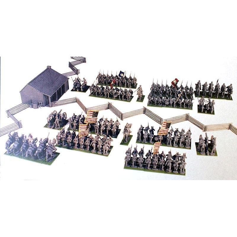 Miniaturas Batalla Guerra Civil Americana Perry 145 Infantería