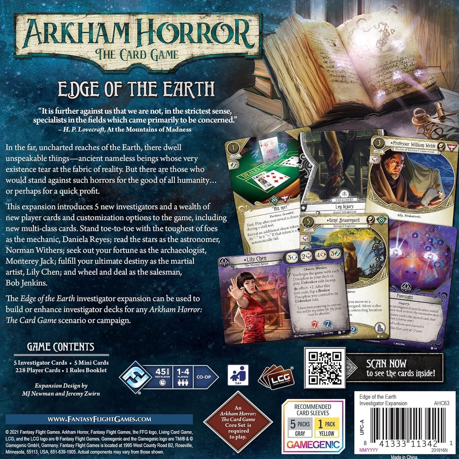 Expansión Investigador El Límite de La Tierra Asmodee - Arkham Horror