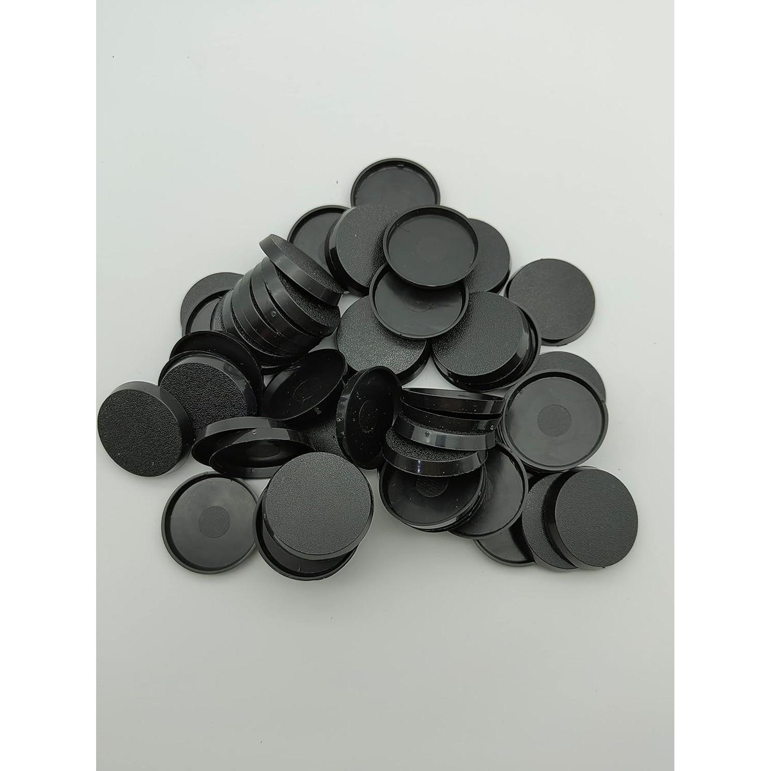 Bases Redondas de Plástico 32mm War Base West - Paquete de 60