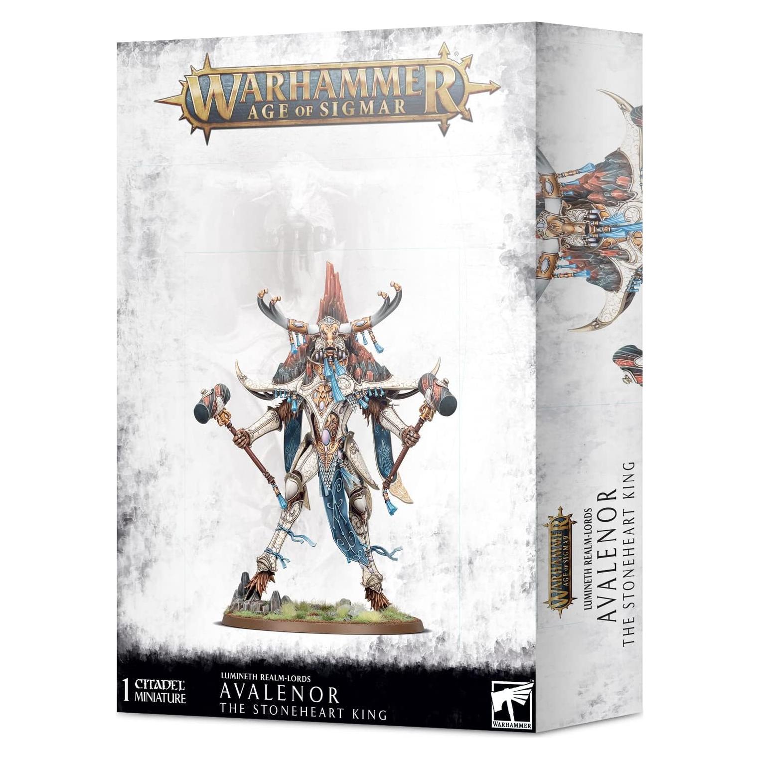 Miniatura Warhammer Age of Sigmar Games Workshop Avalenor Rey de la Piedra