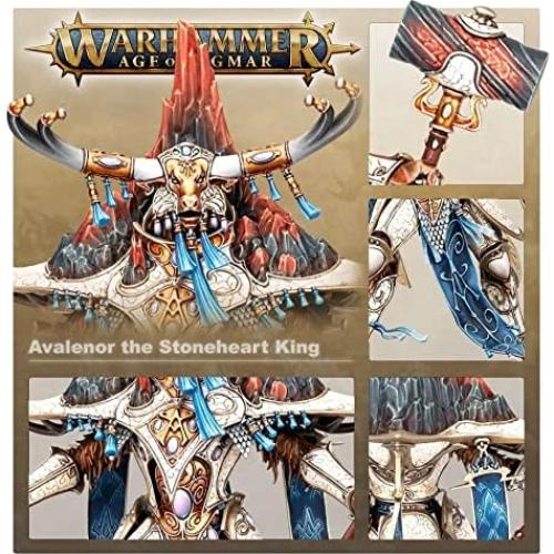 Miniatura Warhammer Age of Sigmar Games Workshop Avalenor Rey de la Piedra