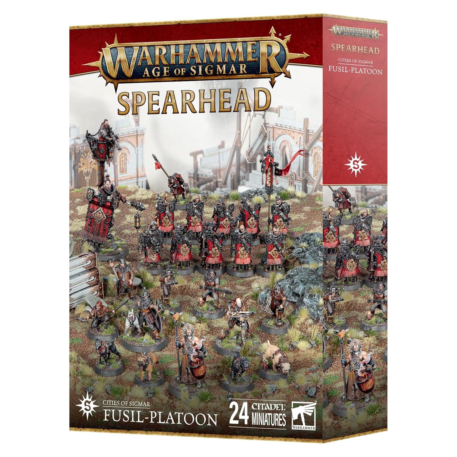 Warhammer Age of Sigmar Fusil-Platoon 24 Miniaturas Games Workshop