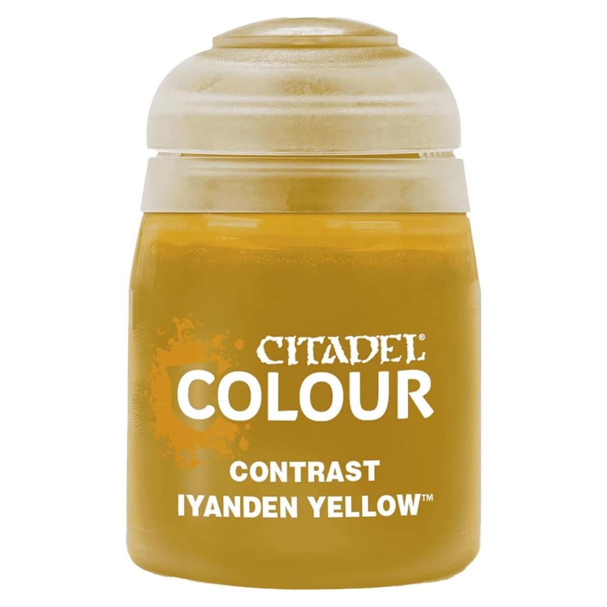 Pintura Acrílica Contrast Citadel Games Workshop Amarillo Iyanden 18ml