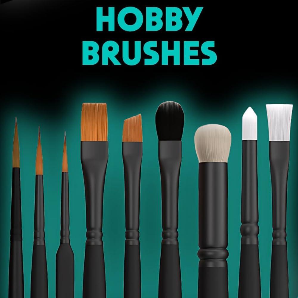 Set de Pinceles Vallejo Serie Detalle 0, 1 y 2 para Miniaturas