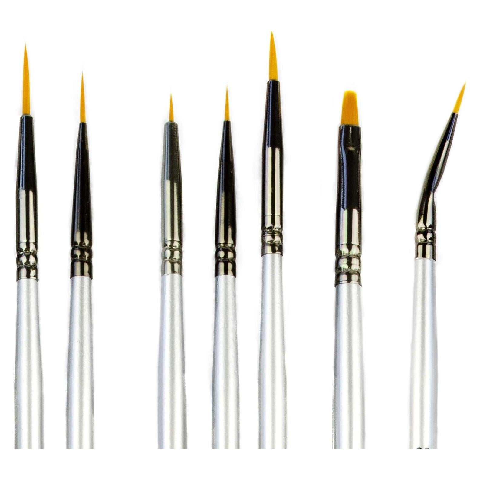 Juego de Pinceles de Pintura en Miniatura Fuego en Mí - 7 Pcs