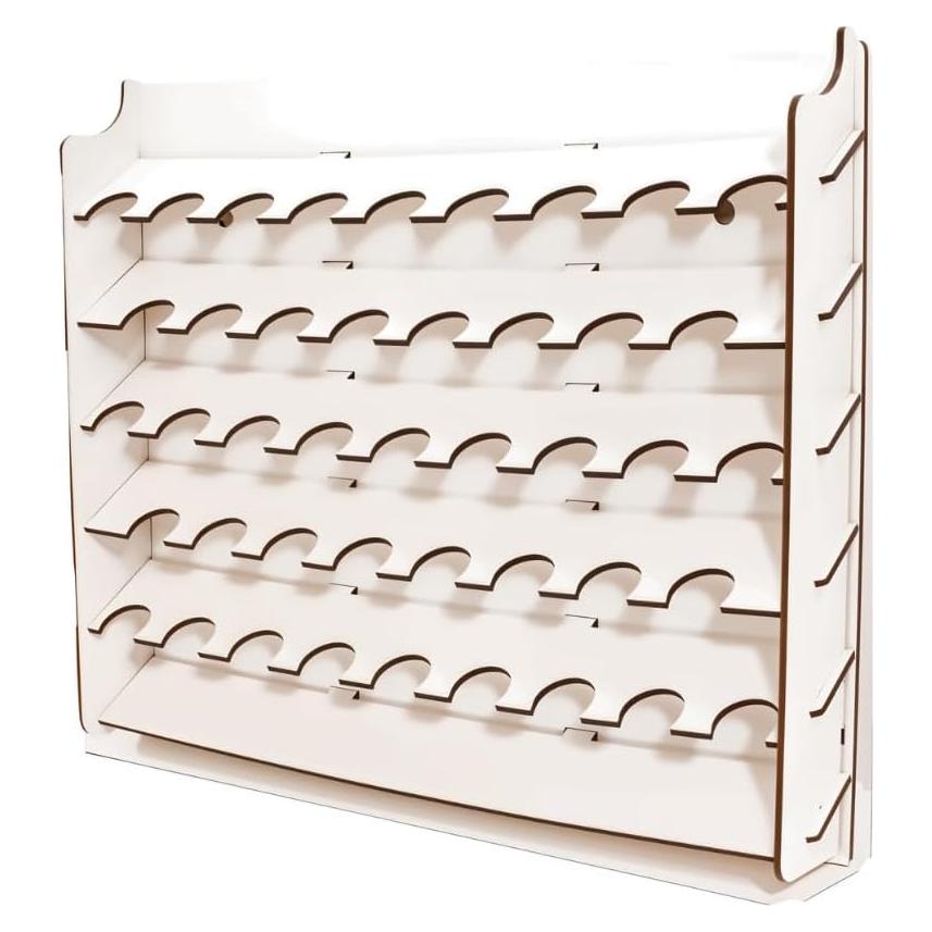 Organizador de Pinturas Hartem - Soporte Acrílico Pared 43 Botellas