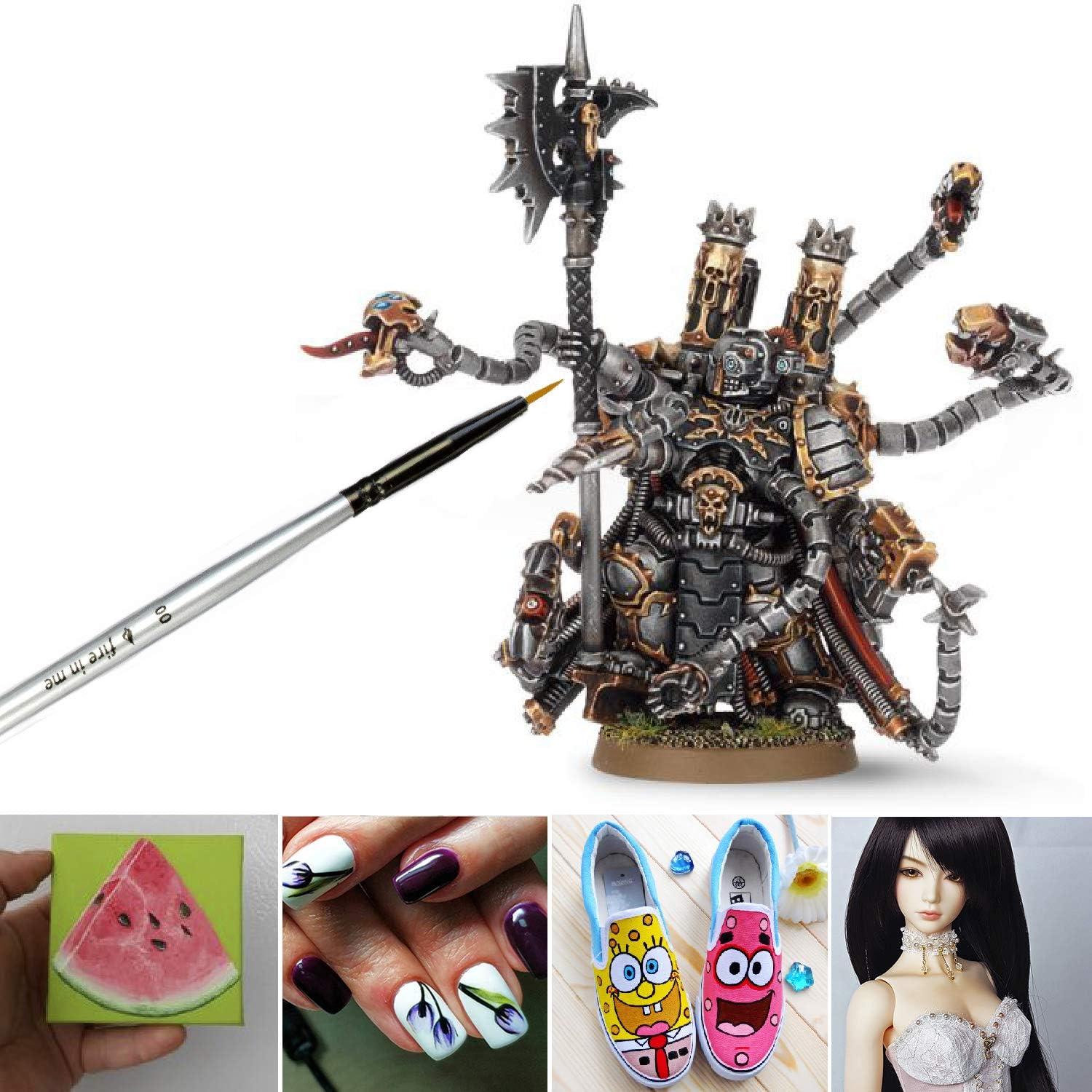 Juego de Pinceles de Detalle Fino Fuego en Mí - 15 Piezas