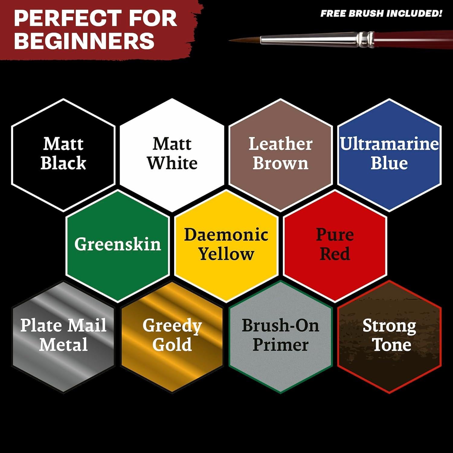 Conjunto de Pintura Acrílica The Army Painter Warpaints 11 Pzs