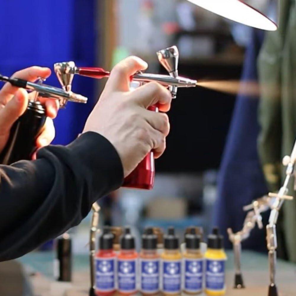 Juego de Pintura Acrílica Micro-Mark 20 ml para Aerógrafo - 16 Colores