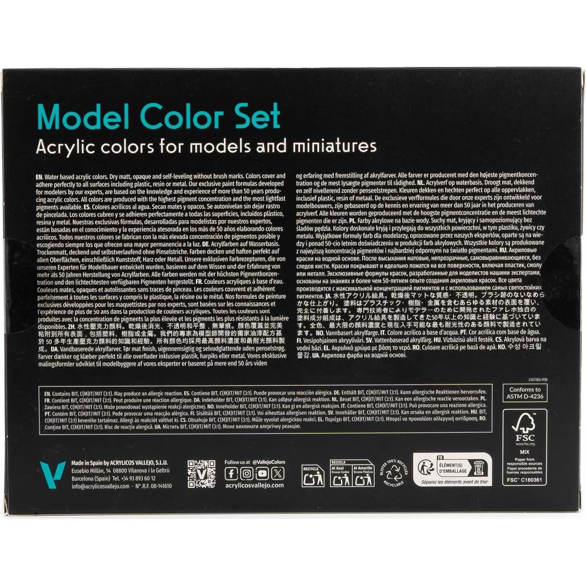 Set de Pintura Acrílica Vallejo Naval Era del Vapor 16x18ml