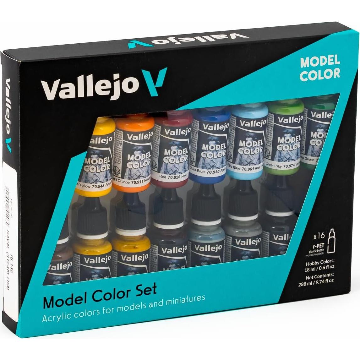 Set de Pintura Acrílica Vallejo Naval Era del Vapor 16x18ml