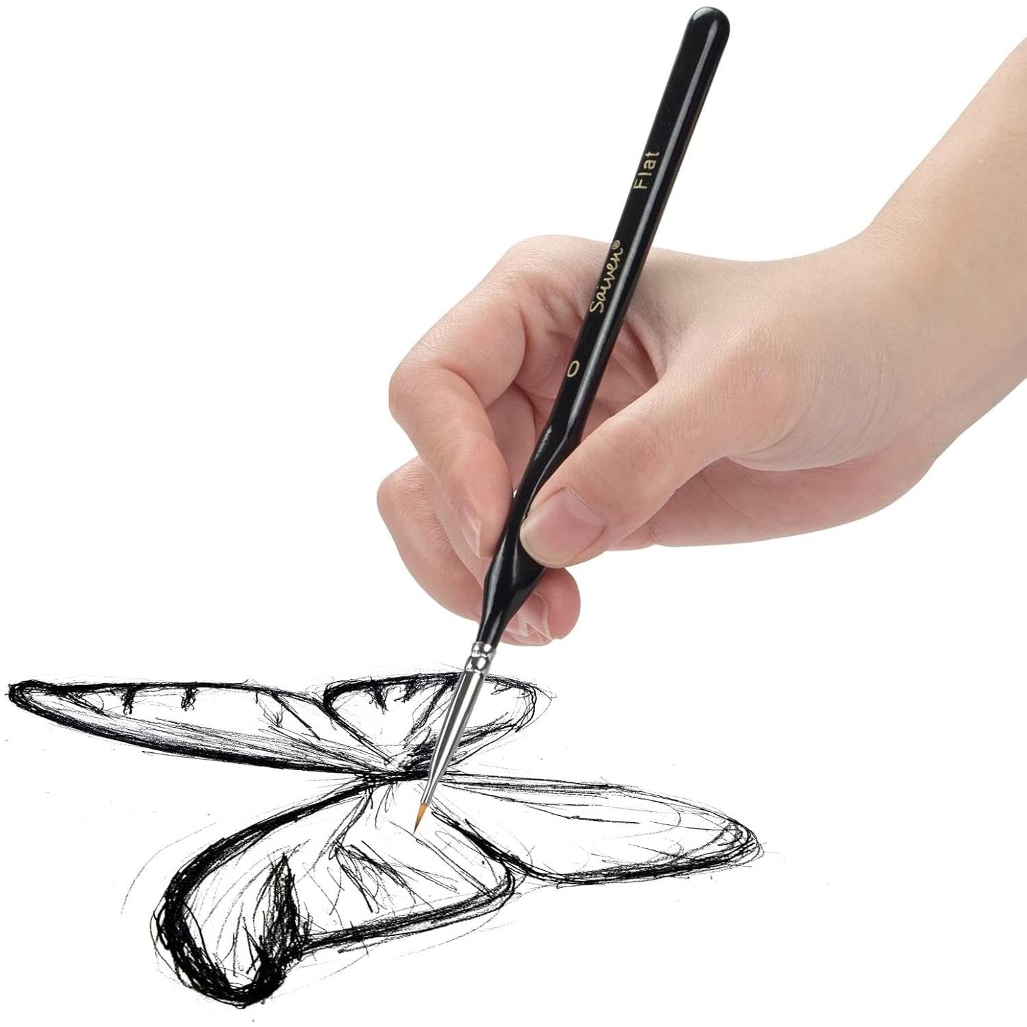 Juego de Pinceles Detallados SYCYKA 12 Piezas Mango Ergonómico