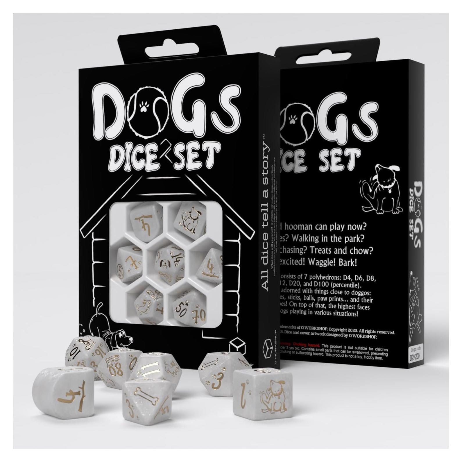 Conjunto de Dados de Perros Q-Workshop Charlie - 7 Piezas