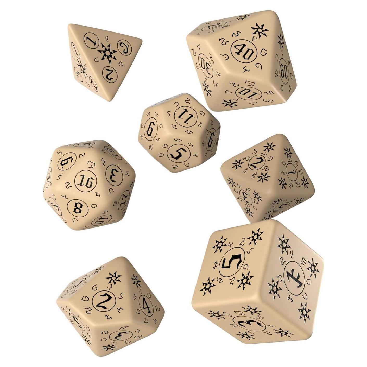 Dados Ornamentados Q WORKSHOP Pathfinder Rise of Runelords 7 Piezas