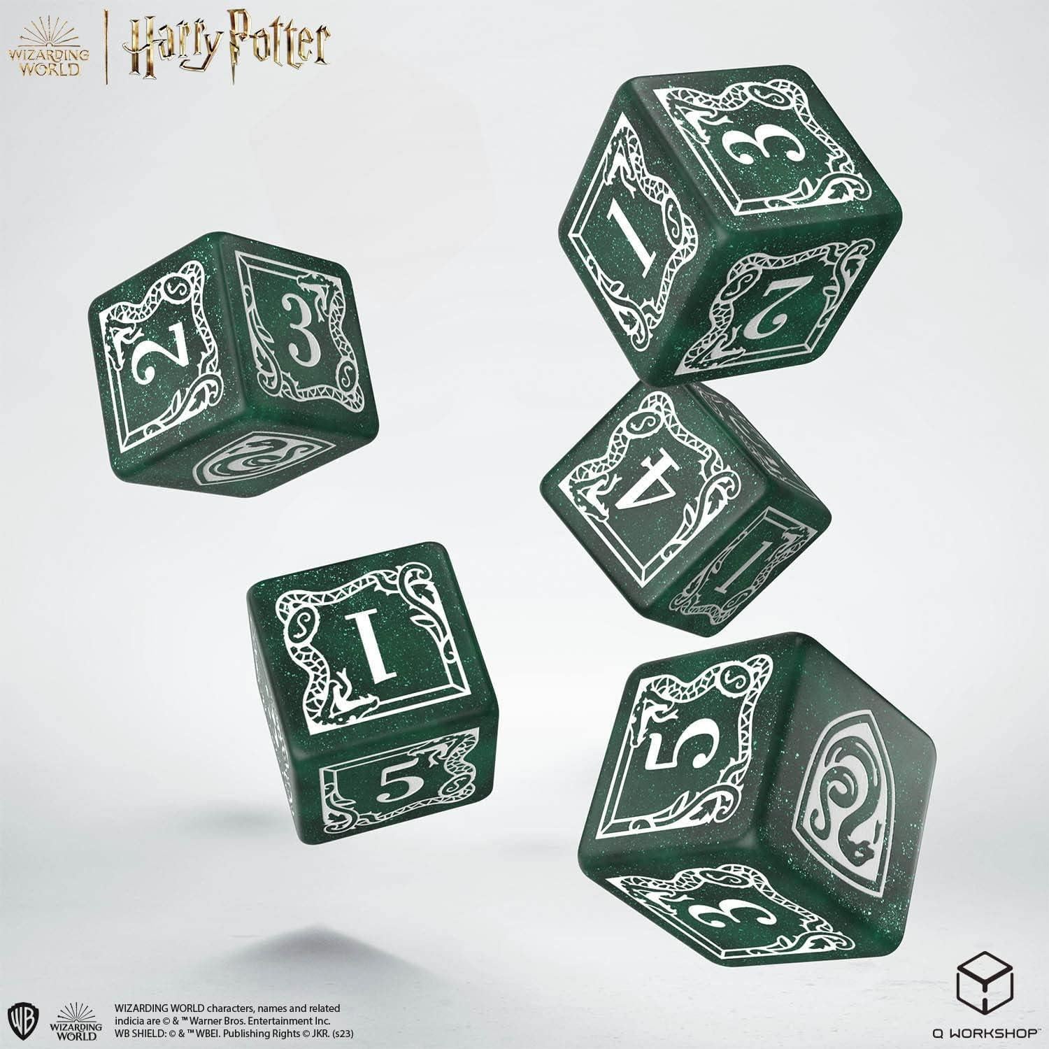 Juego de Dados y Bolsa Harry Potter Hufflepuff Q WORKSHOP